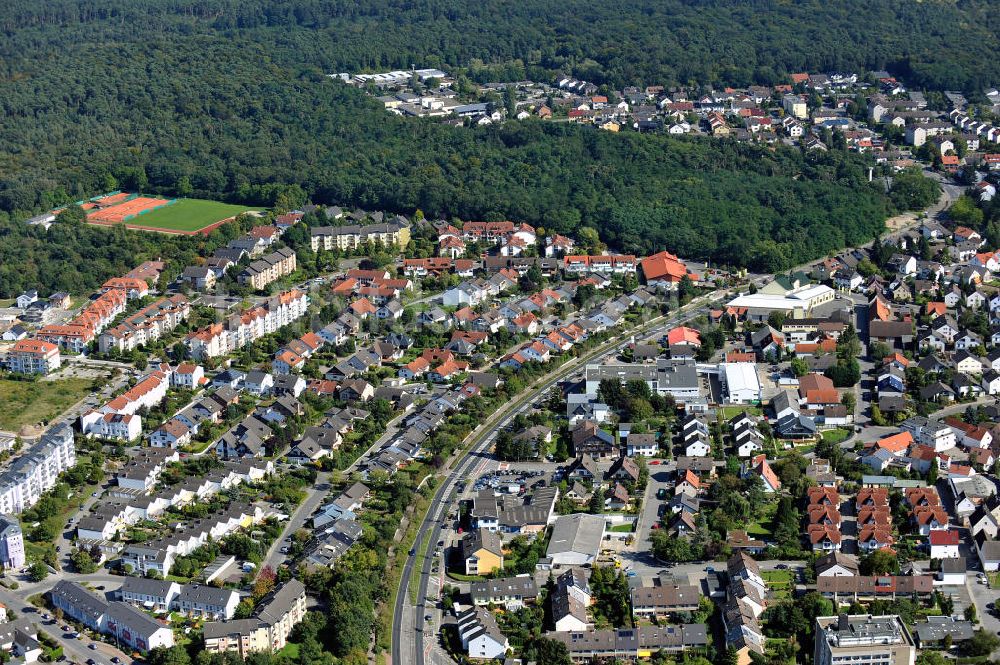 Luftaufnahme Rüsselsheim - Stadtteil Rüsselsheim-Königstädten