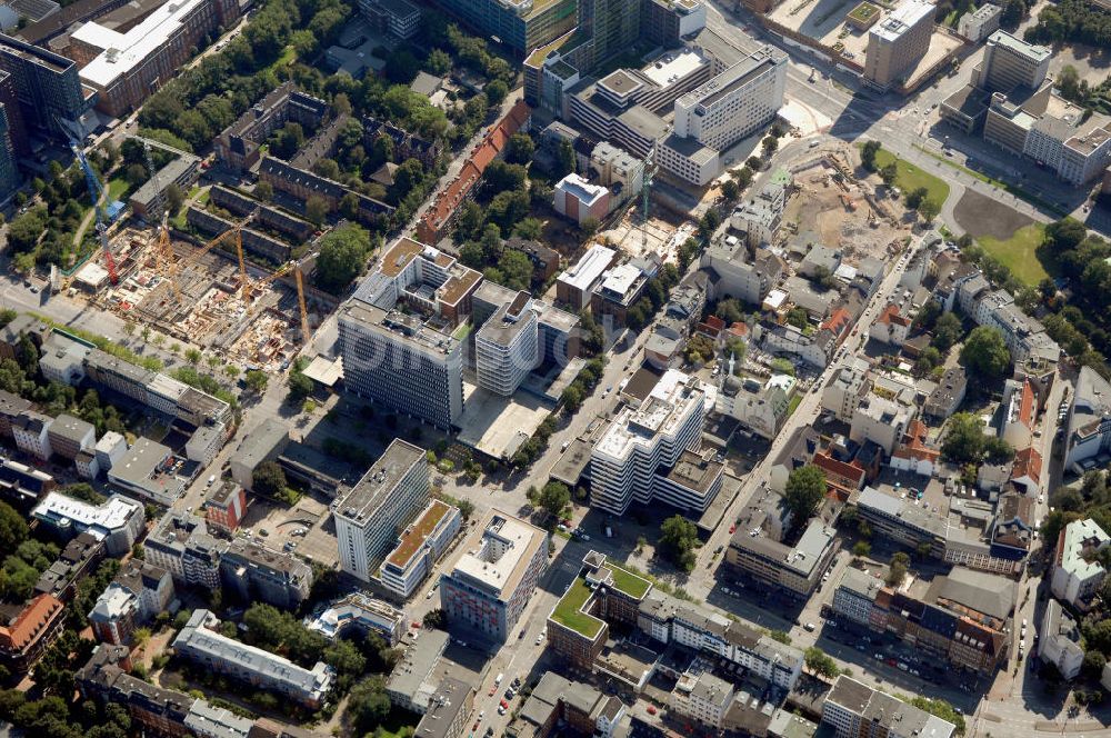 Luftaufnahme Hamburg - Stadtteil Sankt Georg Hamburg