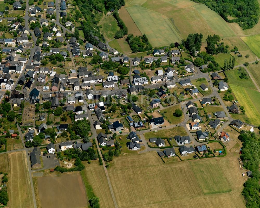 Luftaufnahme Bad Bertrich OT Kennfus - Stadtteil im Stadtgebiet in Bad Bertrich OT Kennfus im Bundesland Rheinland-Pfalz