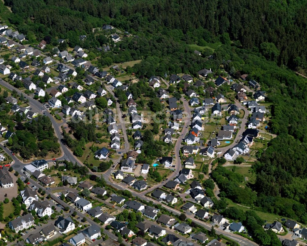 Buchholz, Boppard aus der Vogelperspektive: Stadtteil im Stadtgebiet in Buchholz, Boppard im Bundesland Rheinland-Pfalz