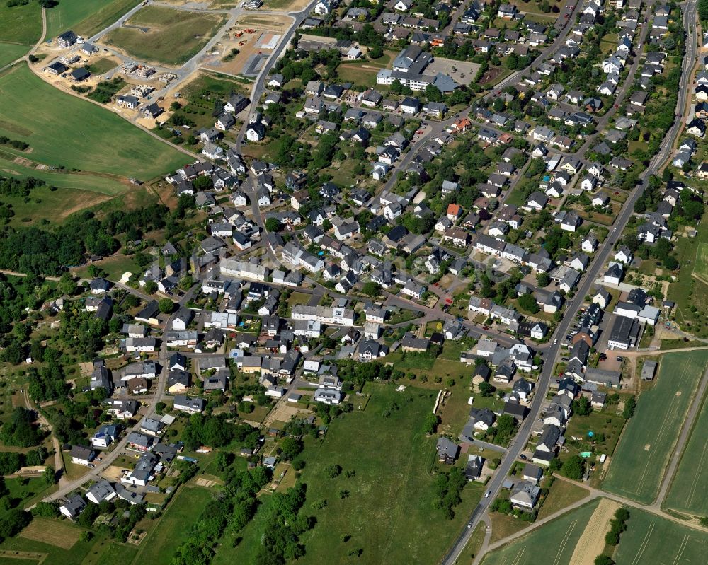 Luftaufnahme Buchholz, Boppard - Stadtteil im Stadtgebiet in Buchholz, Boppard im Bundesland Rheinland-Pfalz