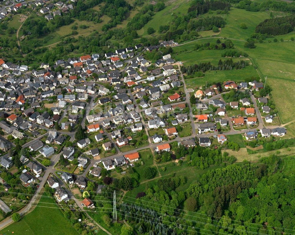 Luftaufnahme Eitelborn - Stadtteil im Stadtgebiet in Eitelborn im Bundesland Rheinland-Pfalz