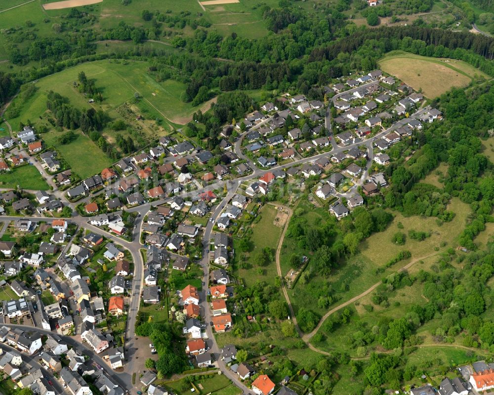 Eitelborn von oben - Stadtteil im Stadtgebiet in Eitelborn im Bundesland Rheinland-Pfalz