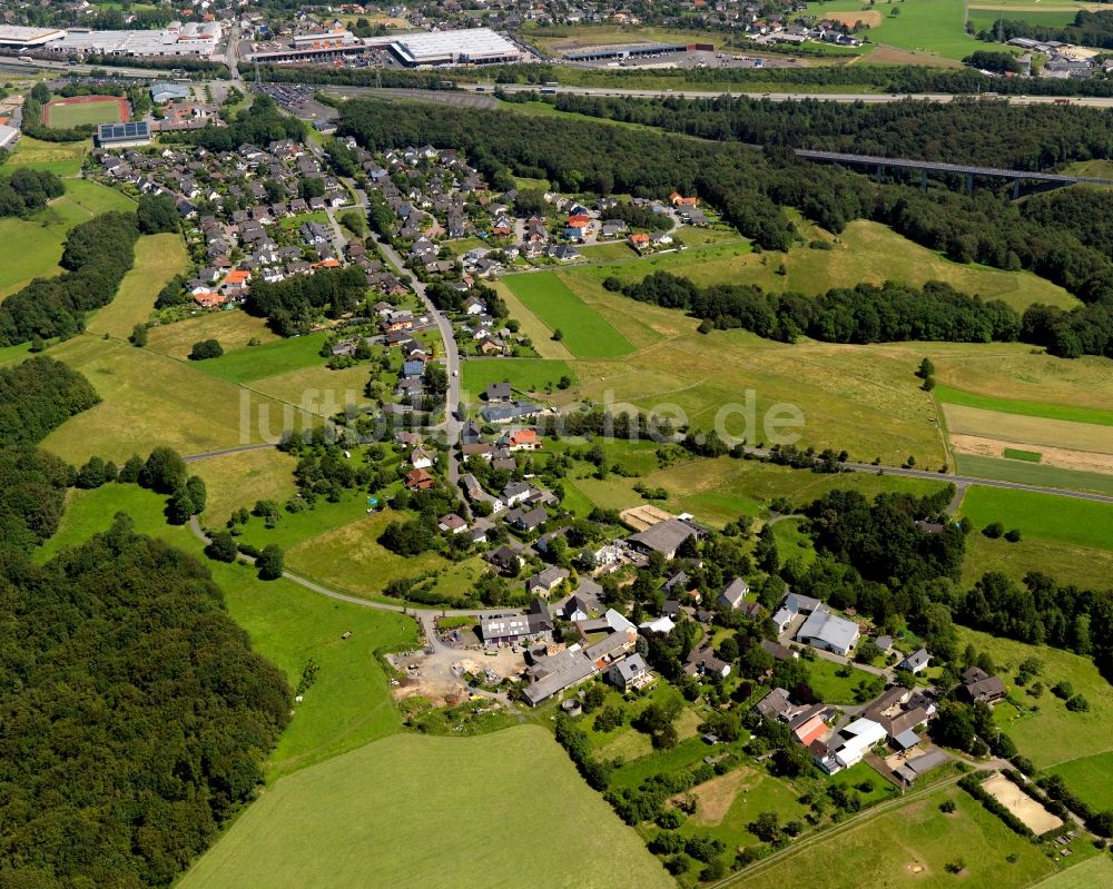 Höhn aus der Vogelperspektive: Stadtteil im Stadtgebiet in Höhn im Bundesland Rheinland-Pfalz