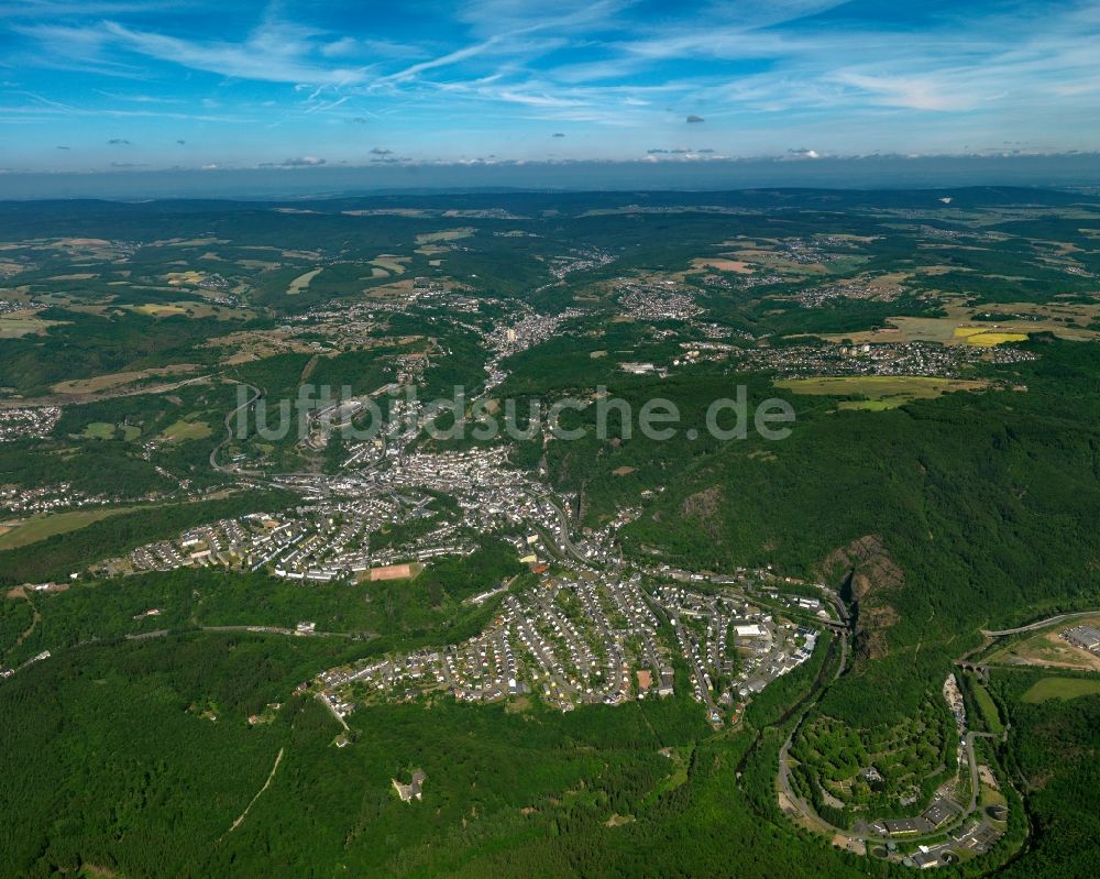 Luftbild Idar-Oberstein - Stadtteil im Stadtgebiet in Idar-Oberstein im Bundesland Rheinland-Pfalz