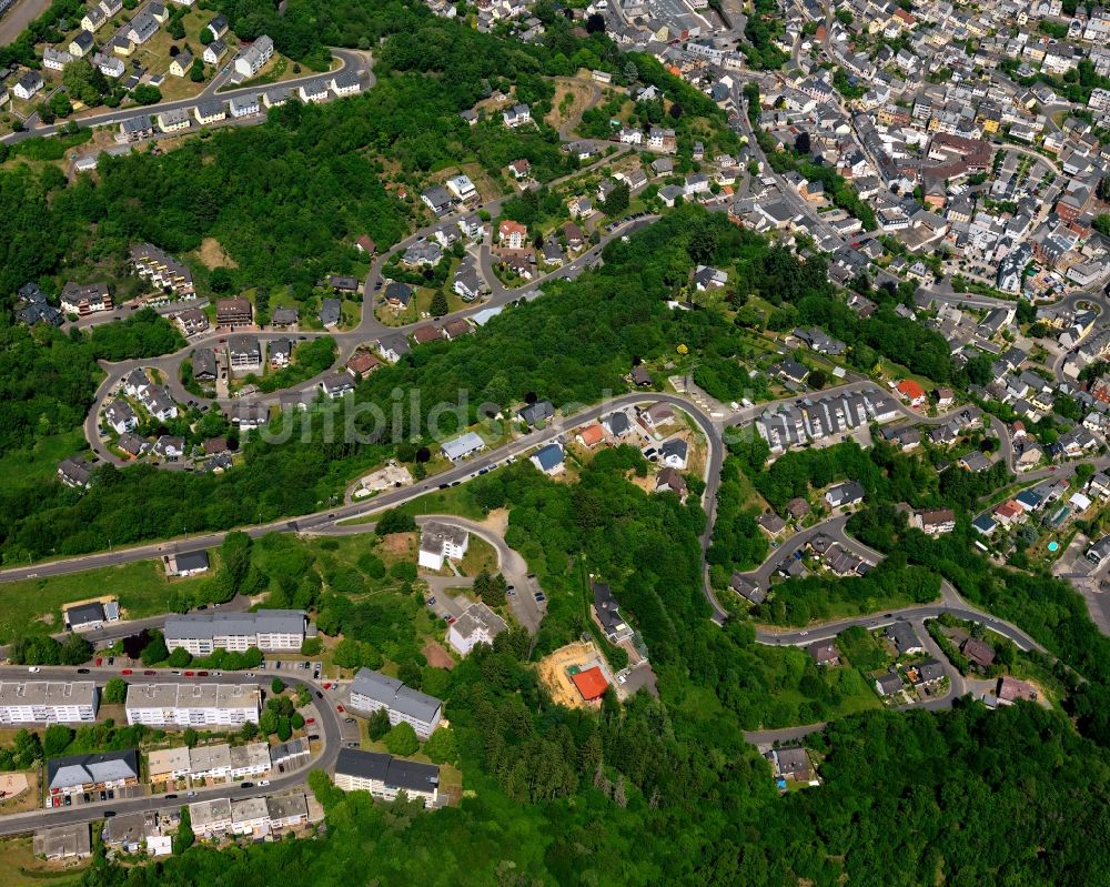 Luftbild Idar-Oberstein - Stadtteil im Stadtgebiet in Idar-Oberstein im Bundesland Rheinland-Pfalz