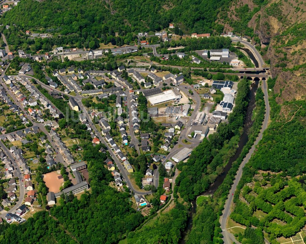 Luftbild Idar-Oberstein - Stadtteil im Stadtgebiet in Idar-Oberstein im Bundesland Rheinland-Pfalz