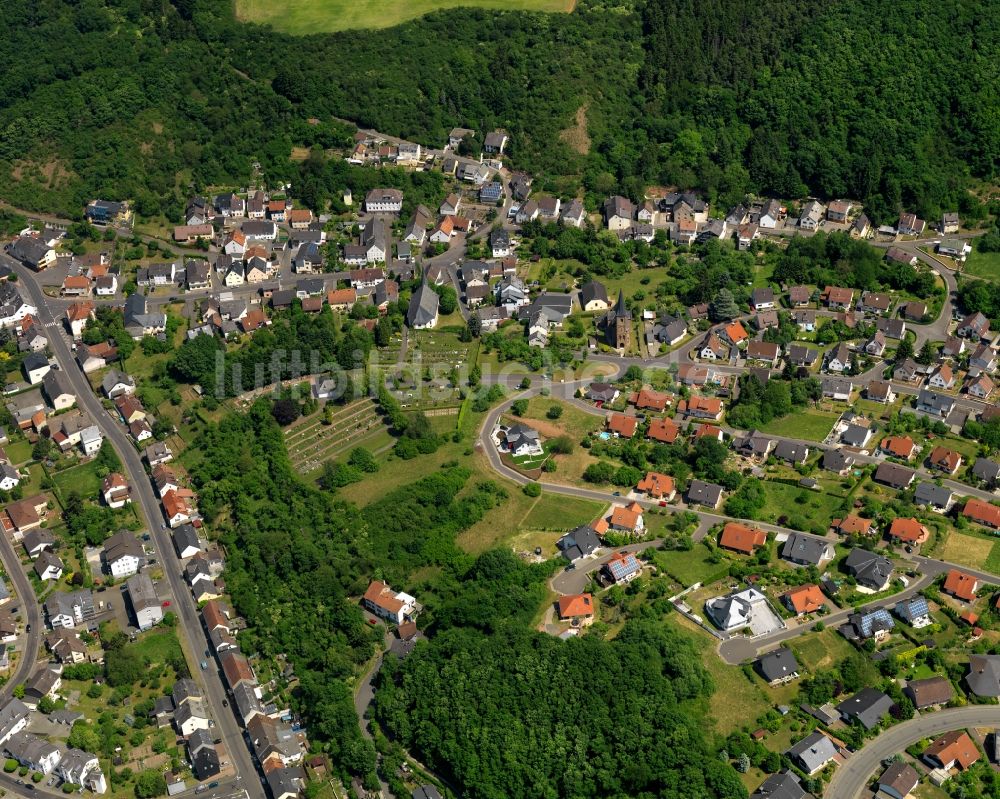 Luftaufnahme Idar-Oberstein OT Weierbach - Stadtteil im Stadtgebiet in Idar-Oberstein OT Weierbach im Bundesland Rheinland-Pfalz