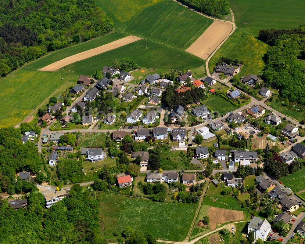 Luftaufnahme Mayen, Kürrenberg - Stadtteil im Stadtgebiet in Mayen, Kürrenberg im Bundesland Rheinland-Pfalz