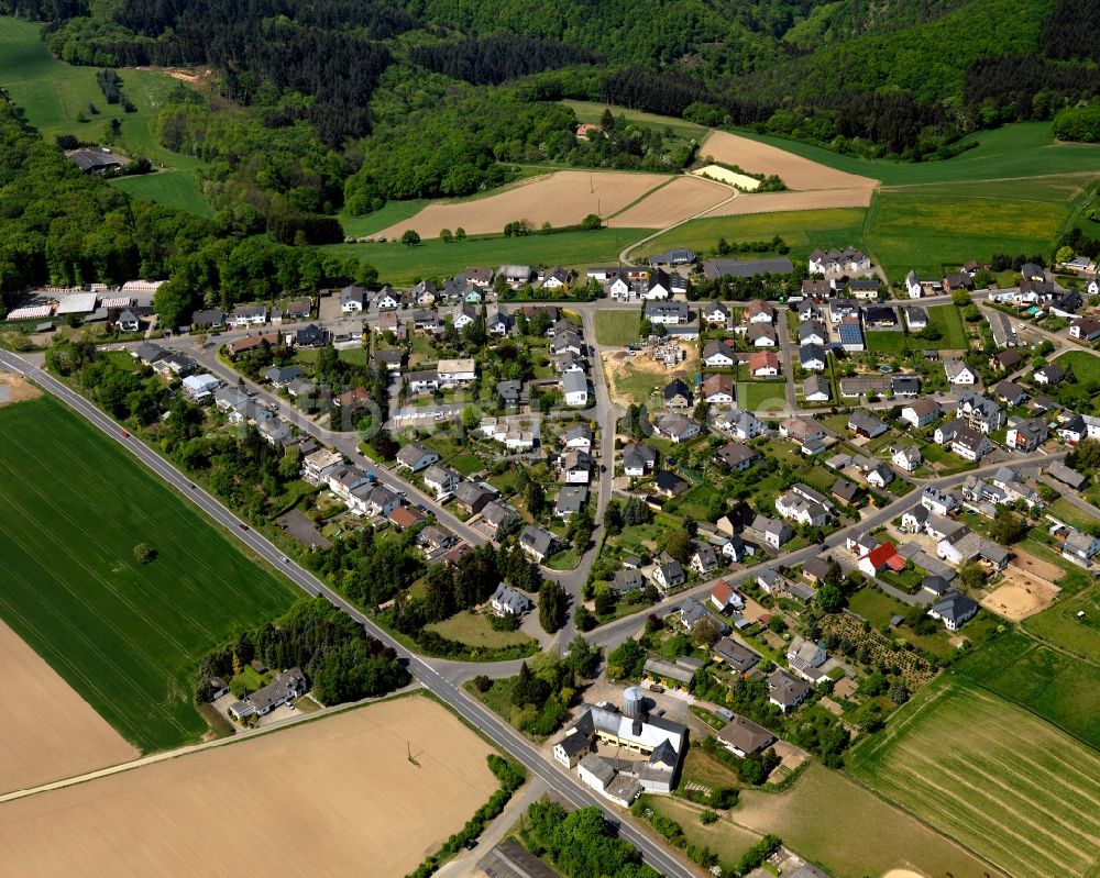 Luftbild Mayen, Kürrenberg - Stadtteil im Stadtgebiet in Mayen, Kürrenberg im Bundesland Rheinland-Pfalz