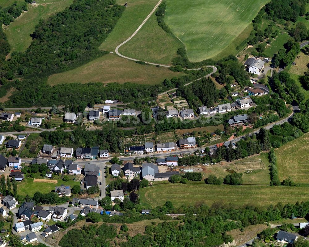 Luftaufnahme Mengerschied - Stadtteil im Stadtgebiet in Mengerschied im Bundesland Rheinland-Pfalz