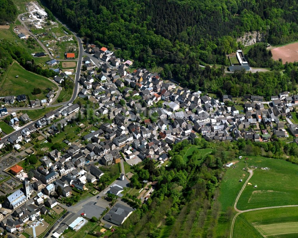 Rieden von oben - Stadtteil im Stadtgebiet in Rieden im Bundesland Rheinland-Pfalz