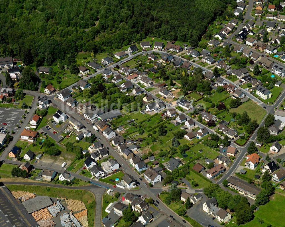 Luftaufnahme Vettelschoß - Stadtteil im Stadtgebiet in Vettelschoß im Bundesland Rheinland-Pfalz