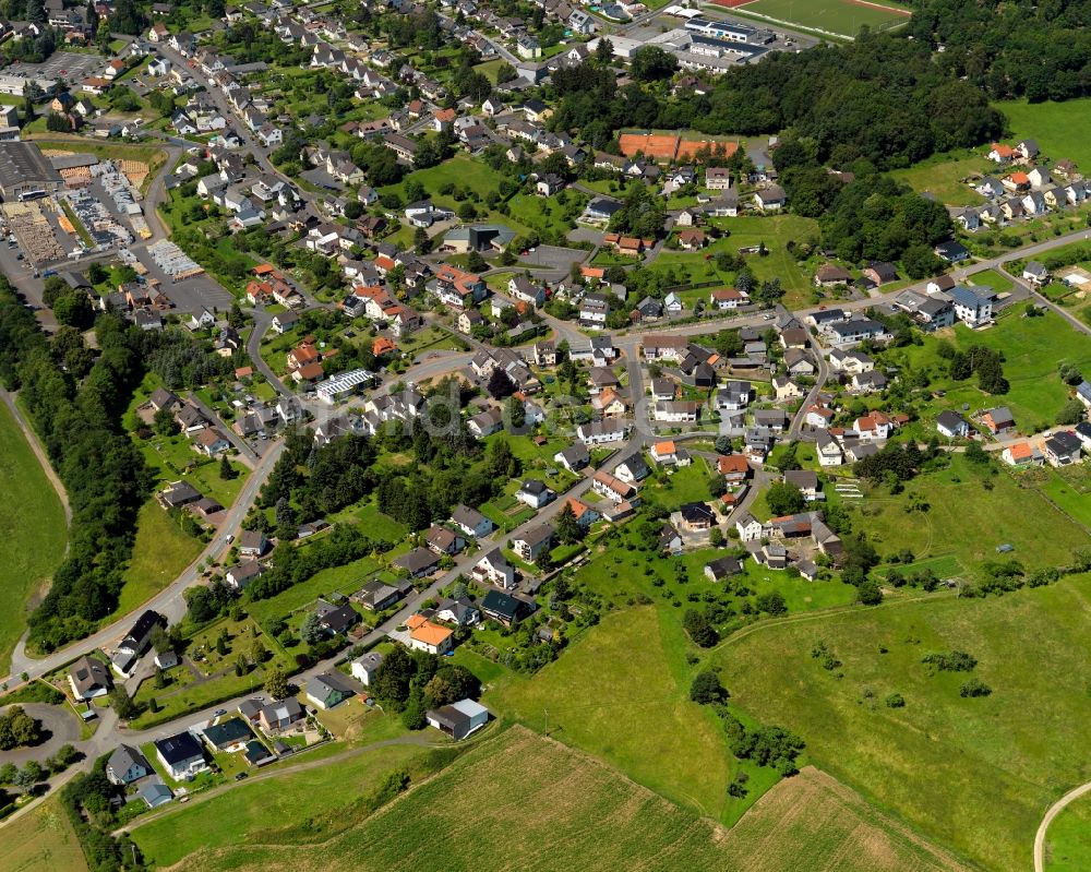 Vettelschoß aus der Vogelperspektive: Stadtteil im Stadtgebiet in Vettelschoß im Bundesland Rheinland-Pfalz