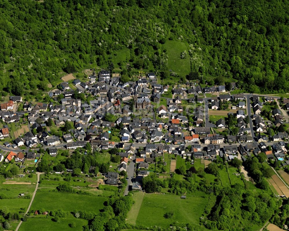 Remagen Unkelbach von oben - Stadtteil Unkelbach in Remagen im Bundesland Rheinland-Pfalz