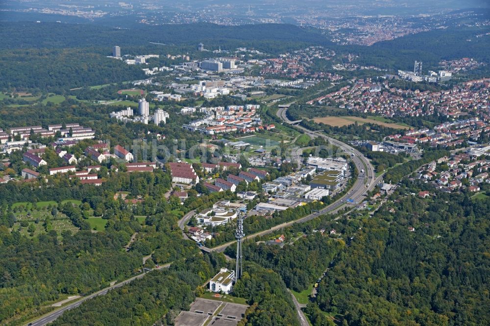 Luftbild Stuttgart - Stadtteil Vaihingen im Stadtgebiet in Stuttgart im Bundesland Baden-Württemberg