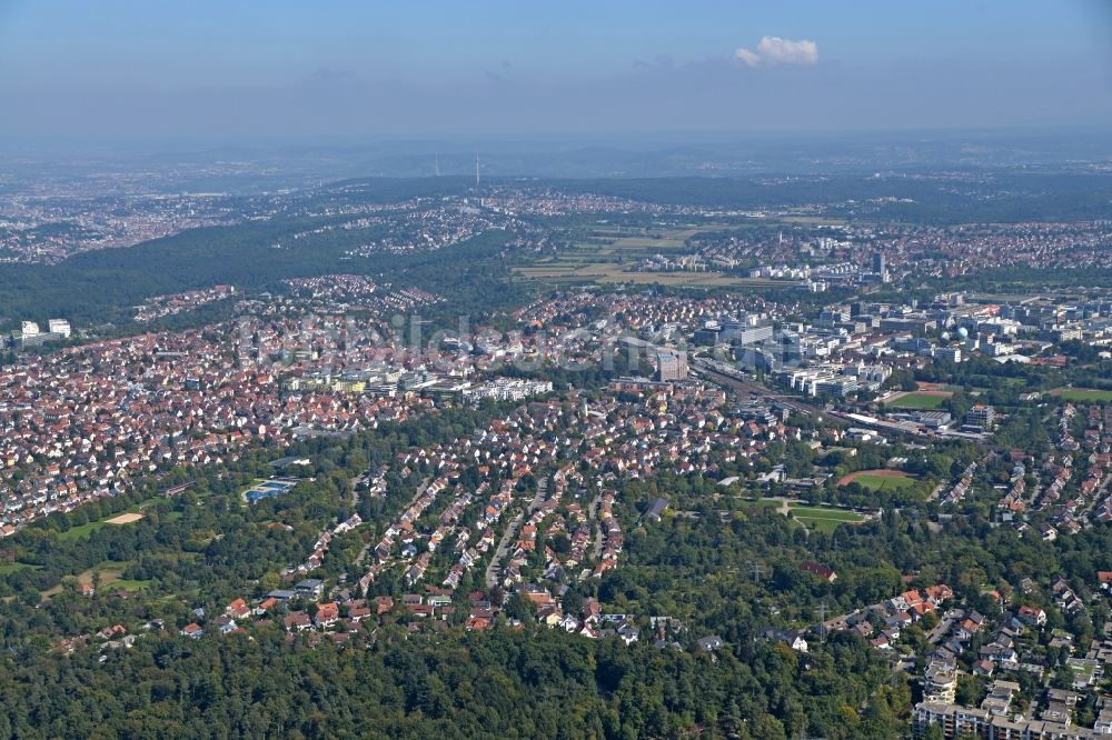 Stuttgart von oben - Stadtteil Vaihingen im Stadtgebiet in Stuttgart im Bundesland Baden-Württemberg