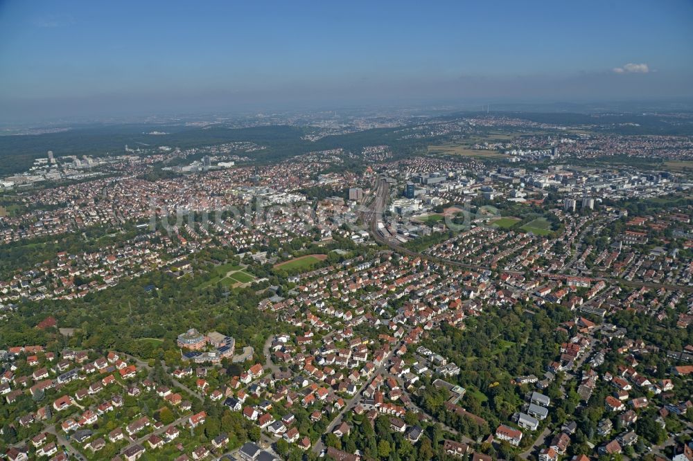 Luftaufnahme Stuttgart - Stadtteil Vaihingen im Stadtgebiet in Stuttgart im Bundesland Baden-Württemberg