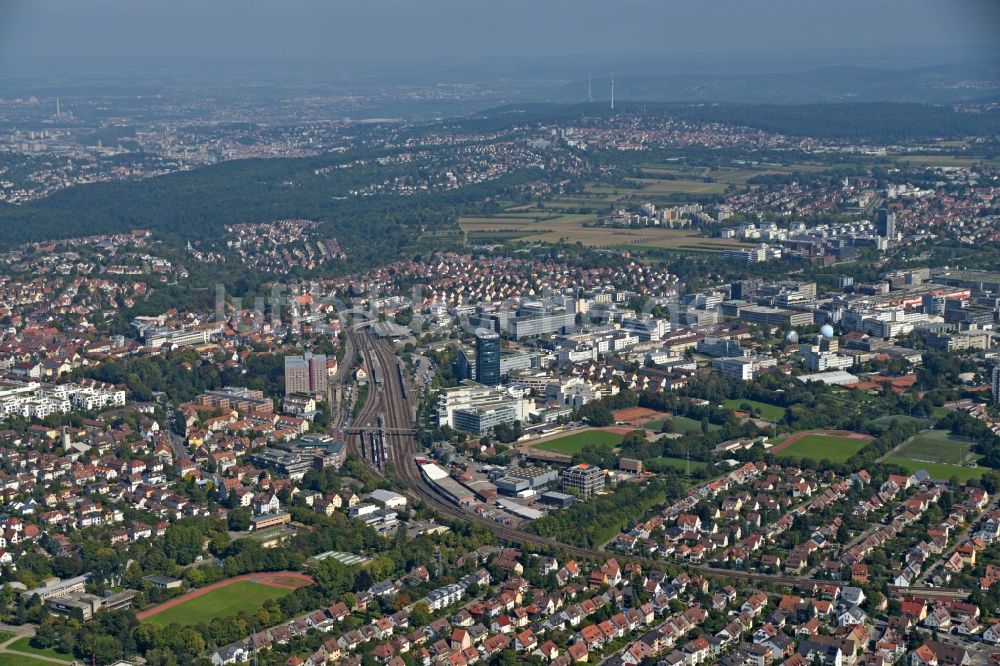 Luftaufnahme Stuttgart - Stadtteil Vaihingen im Stadtgebiet in Stuttgart im Bundesland Baden-Württemberg