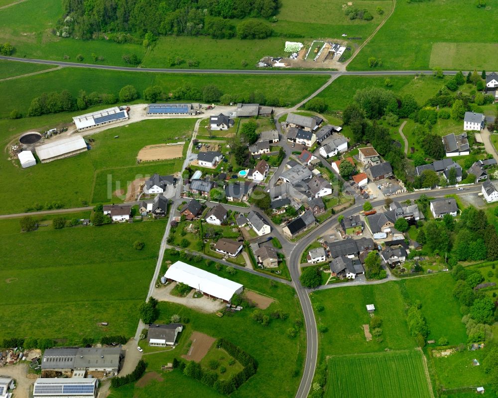 Weidenhahn aus der Vogelperspektive: Stadtteil in Weidenhahn im Bundesland Rheinland-Pfalz