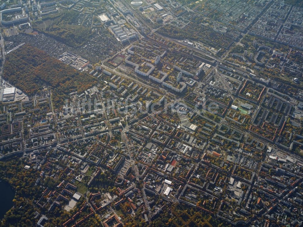 Luftbild Berlin - Stadtteil Weißensee in Berlin