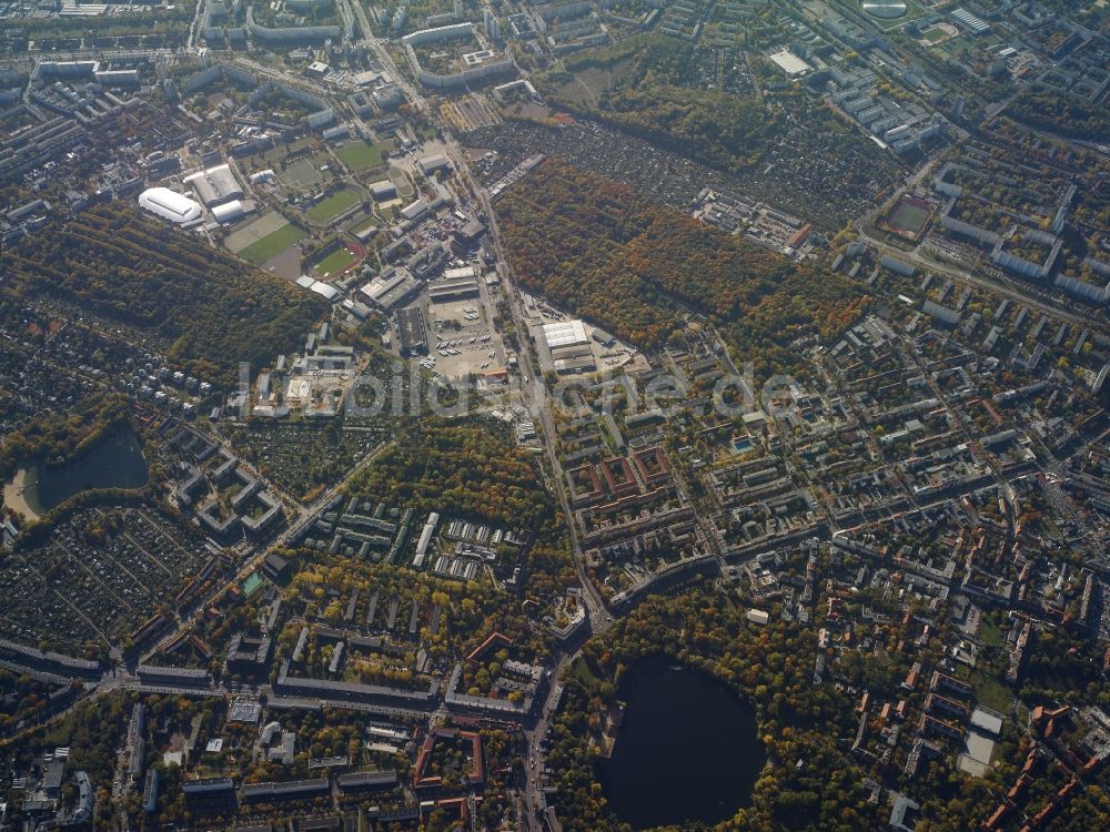 Berlin von oben - Stadtteil Weißensee in Berlin