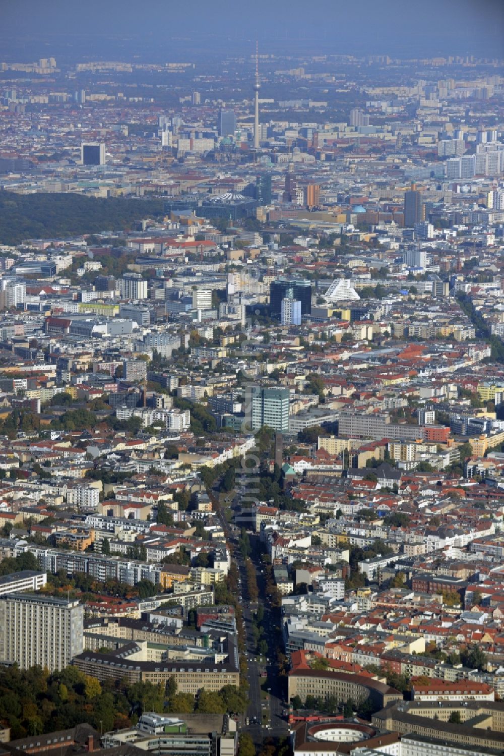 Berlin aus der Vogelperspektive: Stadtteil Wilmersdorf im Stadtgebiet in Berlin