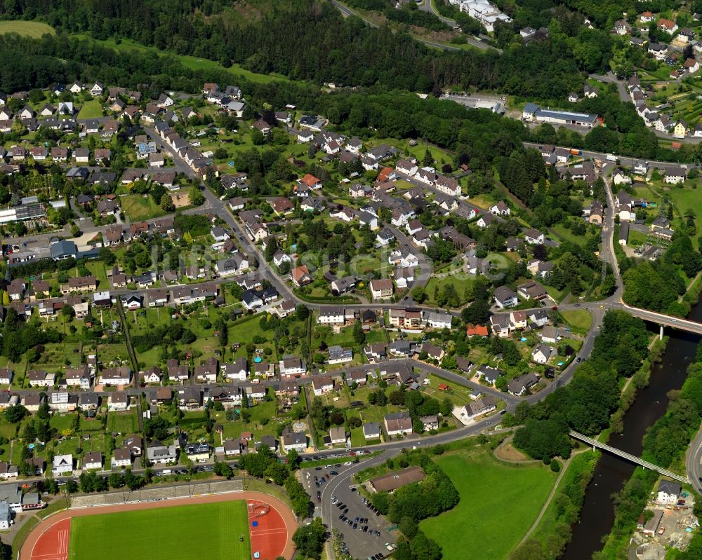 Luftbild Wissen Alserberg - Stadtteilanischt von Alserberg in Wissen im Bundesland Rheinland-Pfalz