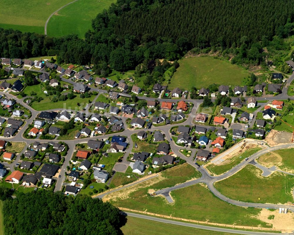 Luftaufnahme Wissen - Stadtteilanischt von Schönstein in Wissen im Bundesland Rheinland-Pfalz