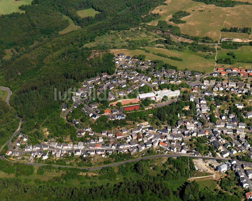 Luftbild Idar-Oberstein - Stadtteilansicht von Algenrodt in Idar-Oberstein im Bundesland Rheinland-Pfalz