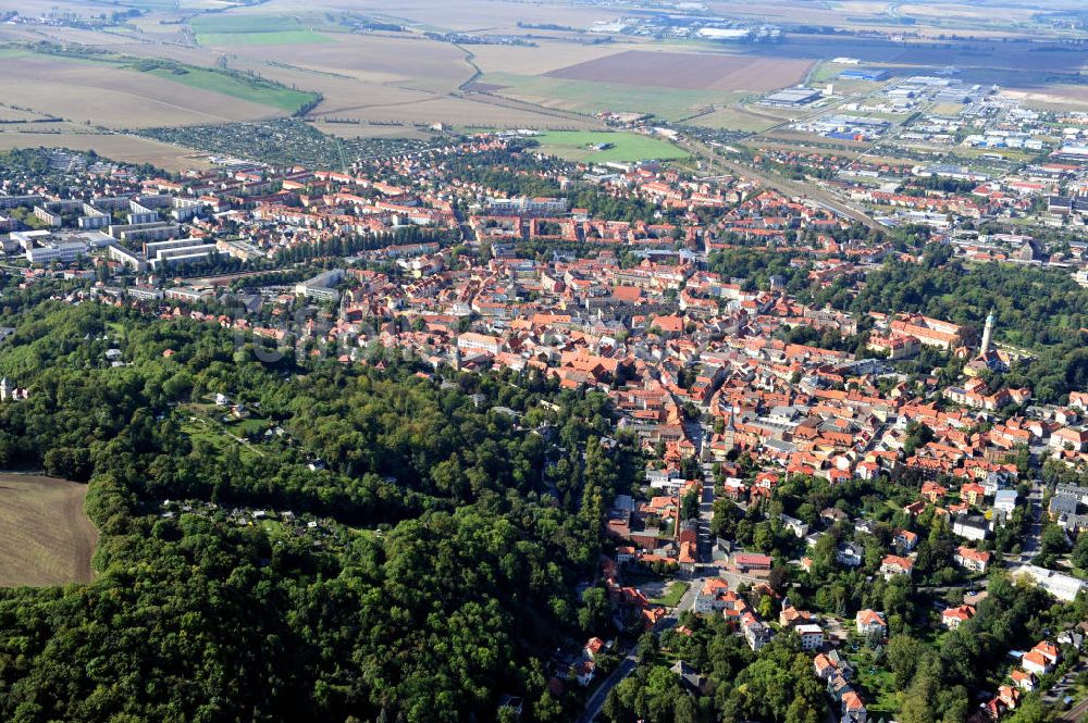 Arnstadt aus der Vogelperspektive: Stadtteilansicht Arnstadt in Thüringen