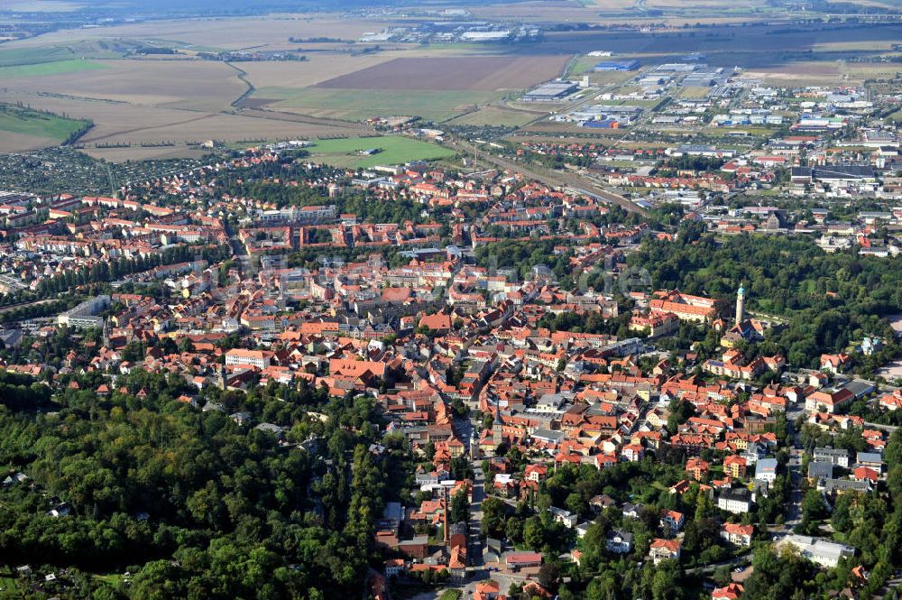 Luftbild Arnstadt - Stadtteilansicht Arnstadt in Thüringen