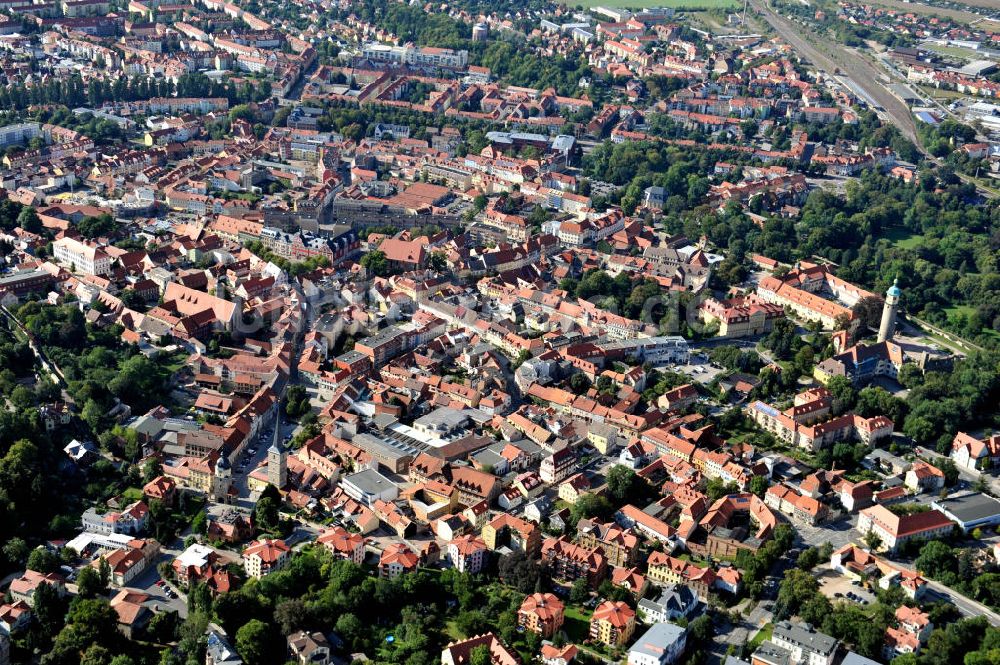 Luftbild Arnstadt - Stadtteilansicht Arnstadt in Thüringen