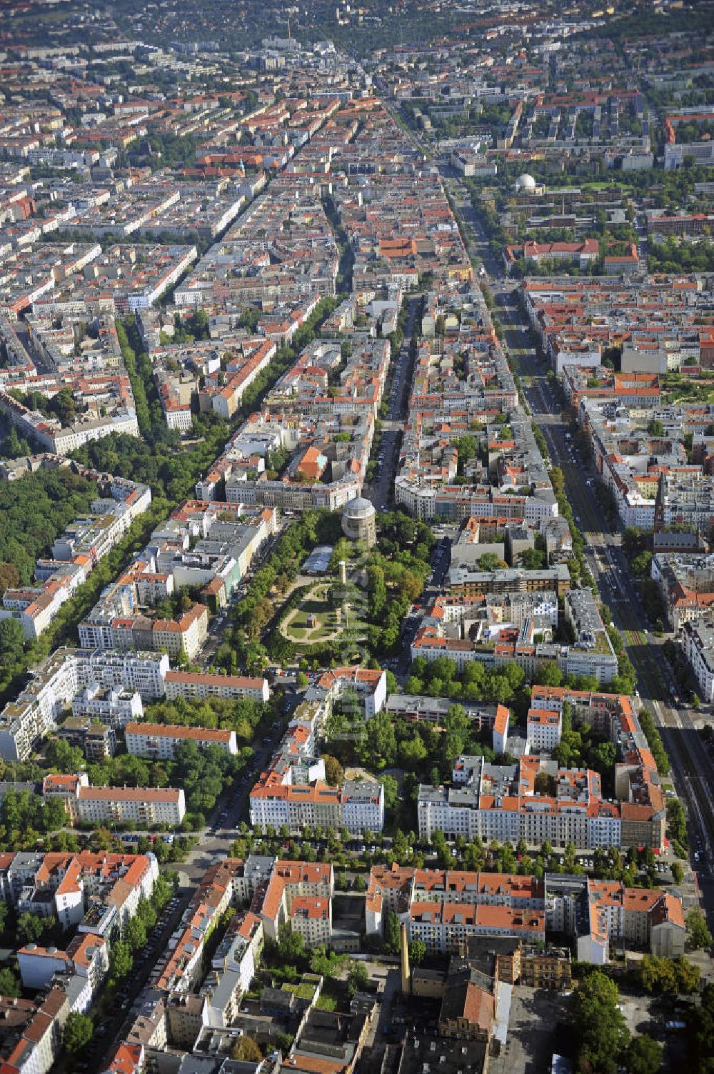 Luftbild Berlin - Stadtteilansicht Berlin-Prenzlauer Berg