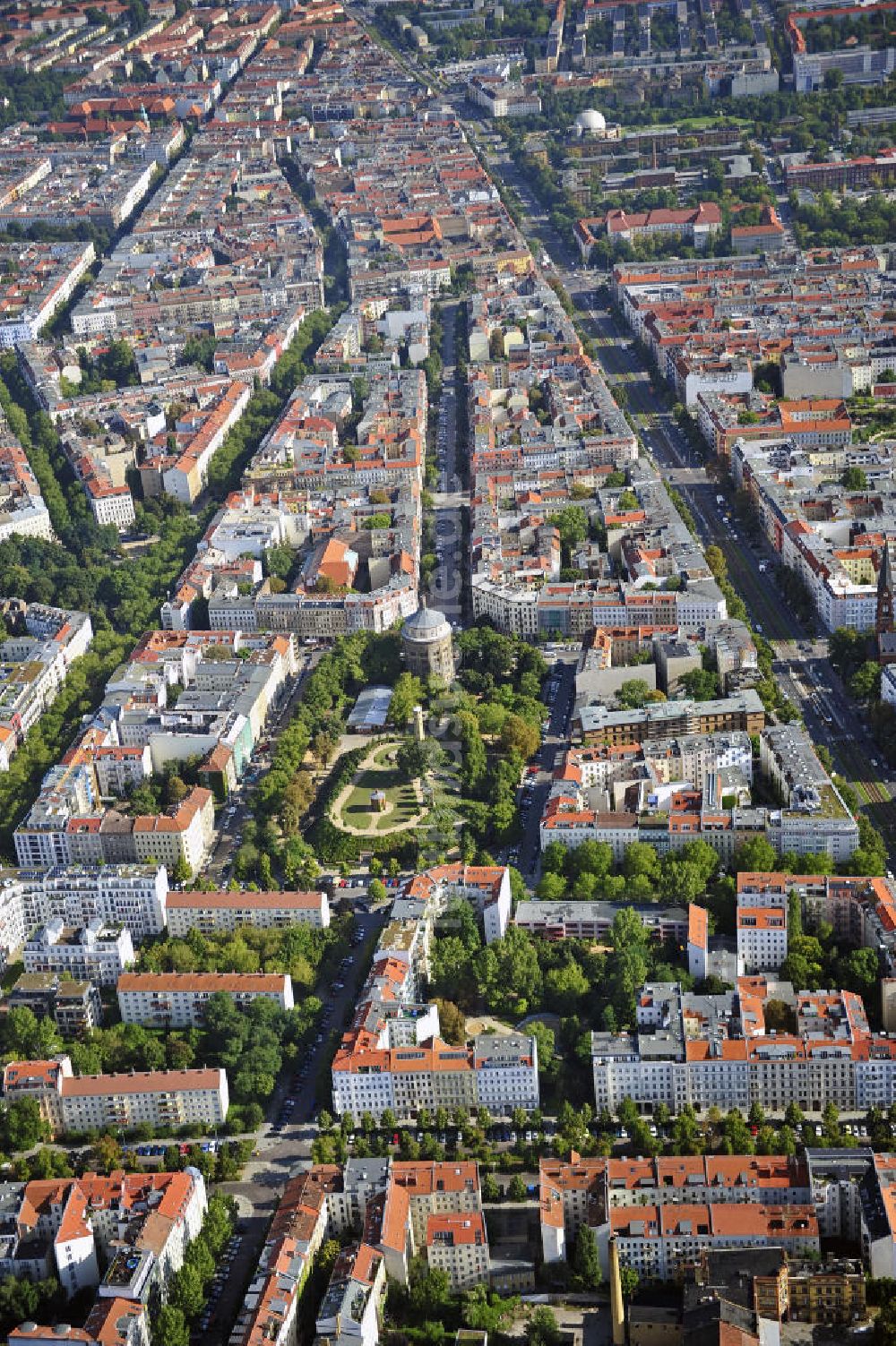 Luftaufnahme Berlin - Stadtteilansicht Berlin-Prenzlauer Berg