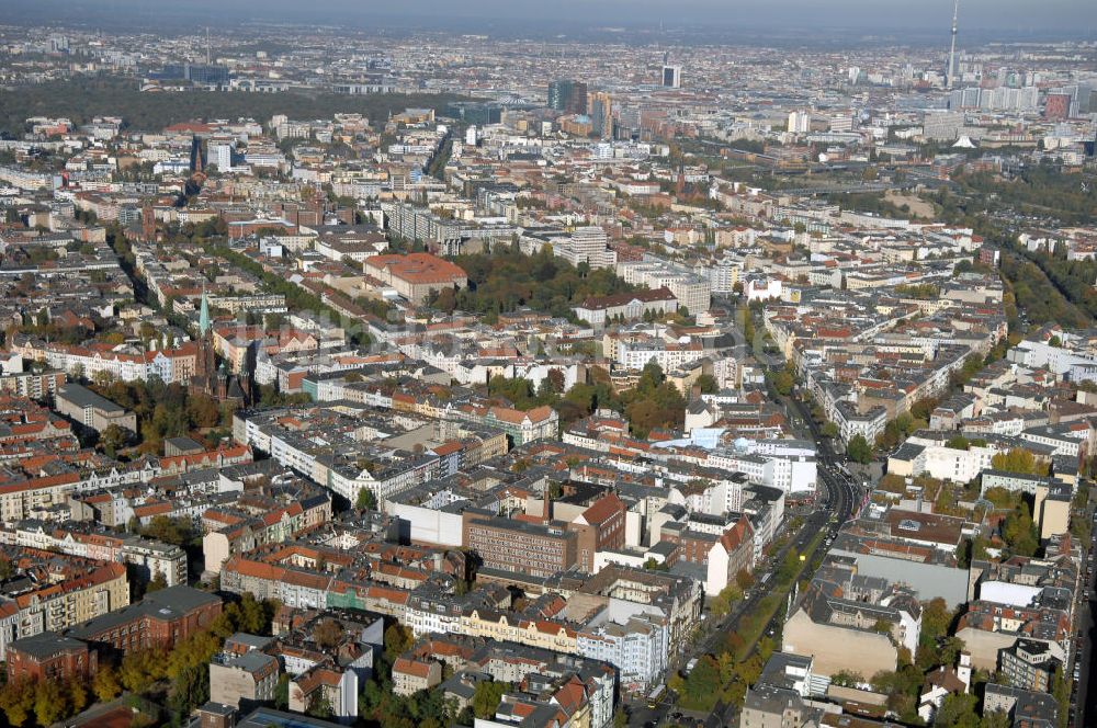 Luftbild Berlin - Stadtteilansicht Berlin-Schöneberg