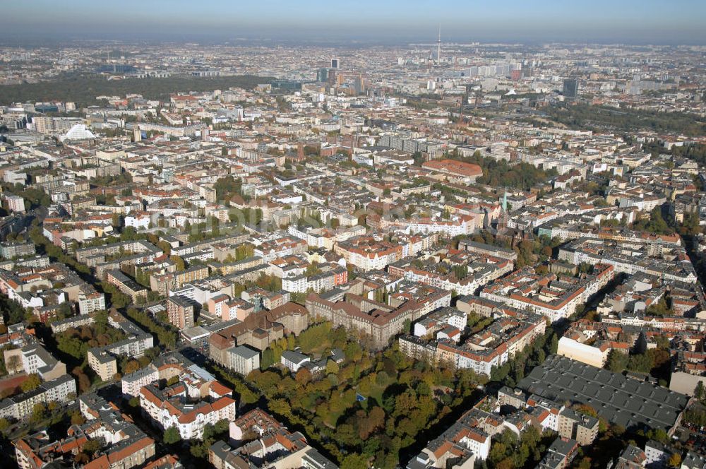 Berlin von oben - Stadtteilansicht Berlin-Schöneberg