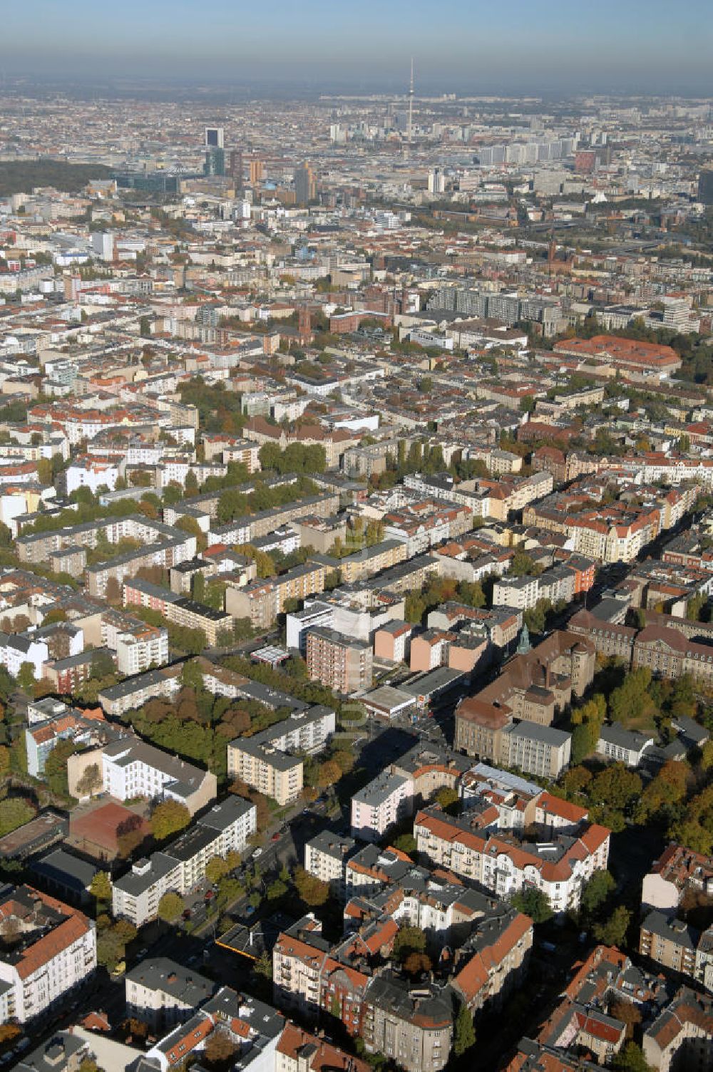 Luftbild Berlin - Stadtteilansicht Berlin-Schöneberg