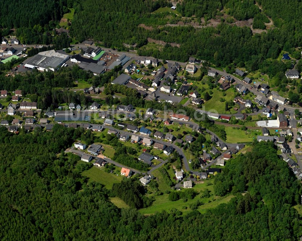 Luftaufnahme Daaden - Stadtteilansicht von Biersdorf in Daaden im Bundesland Rheinland-Pfalz