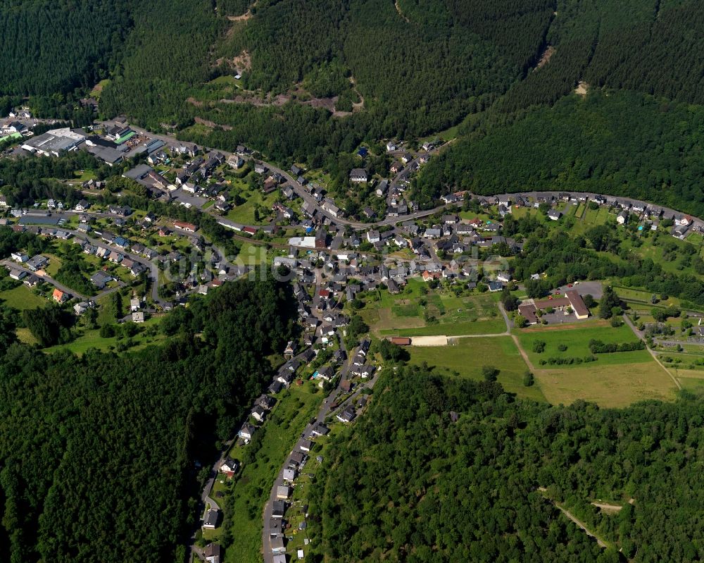 Luftbild Daaden - Stadtteilansicht von Biersdorf in Daaden im Bundesland Rheinland-Pfalz