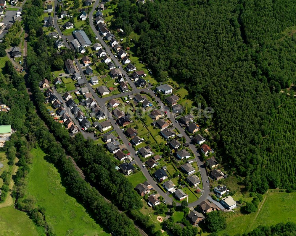 Daaden aus der Vogelperspektive: Stadtteilansicht von Biersdorf in Daaden im Bundesland Rheinland-Pfalz