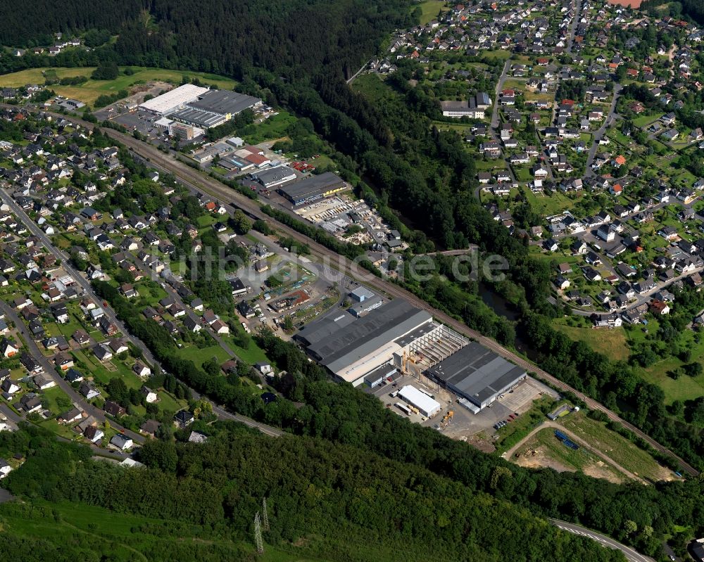 Brachbach von oben - Stadtteilansicht von Brachbach in Kirchen (Sieg) im Bundesland Rheinland-Pfalz