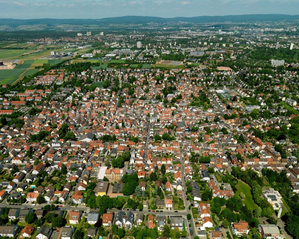 Luftbild Mainz - Stadtteilansicht von Bretzenheim in Mainz im Bundesland Rheinland-Pfalz