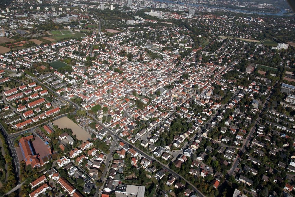 Luftaufnahme Mainz - Stadtteilansicht von Bretzenheim in Mainz im Bundesland Rheinland-Pfalz