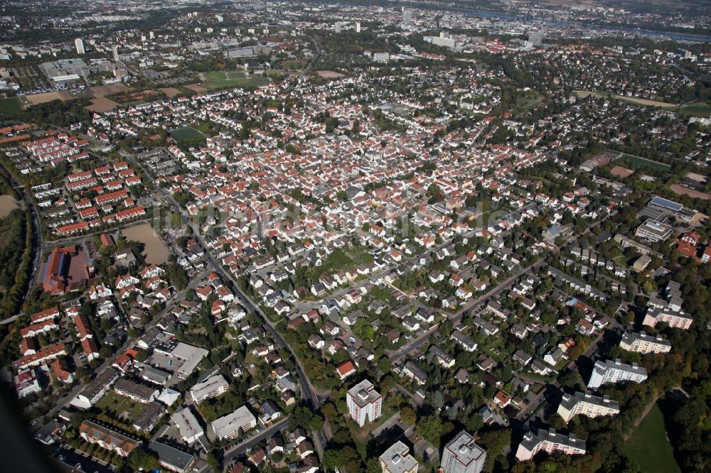 Mainz aus der Vogelperspektive: Stadtteilansicht von Bretzenheim in Mainz im Bundesland Rheinland-Pfalz