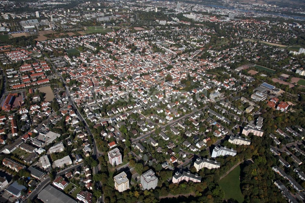 Luftbild Mainz - Stadtteilansicht von Bretzenheim in Mainz im Bundesland Rheinland-Pfalz