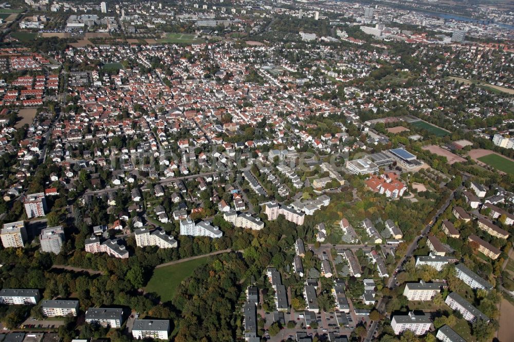 Mainz aus der Vogelperspektive: Stadtteilansicht von Bretzenheim in Mainz im Bundesland Rheinland-Pfalz