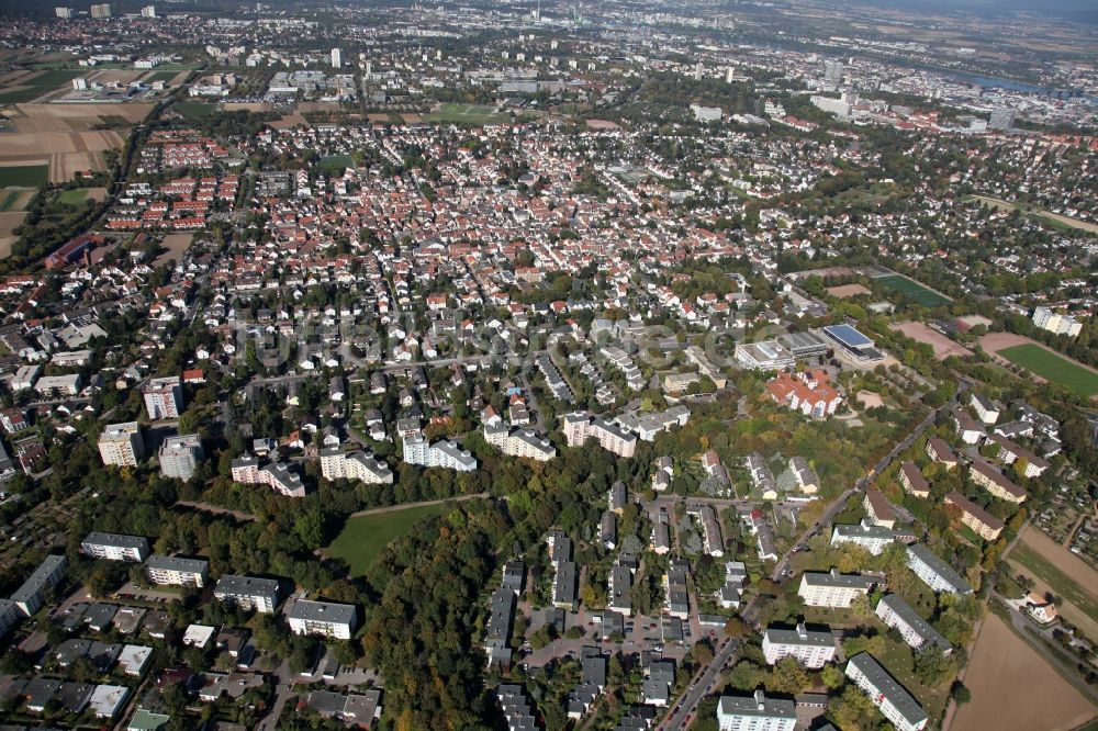 Luftbild Mainz - Stadtteilansicht von Bretzenheim in Mainz im Bundesland Rheinland-Pfalz