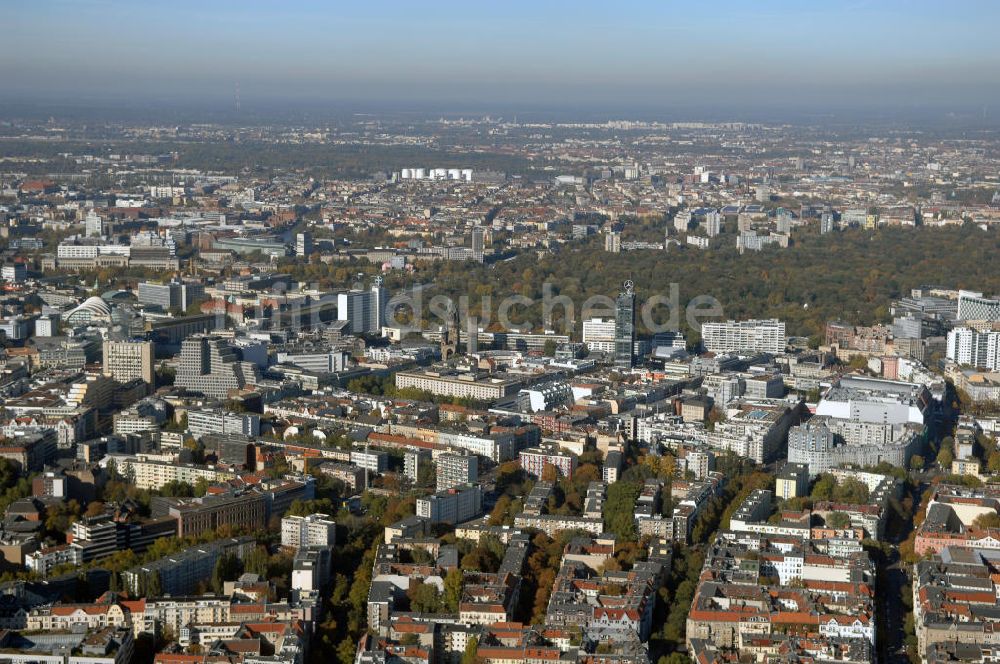 Berlin von oben - Stadtteilansicht Charlottenburg