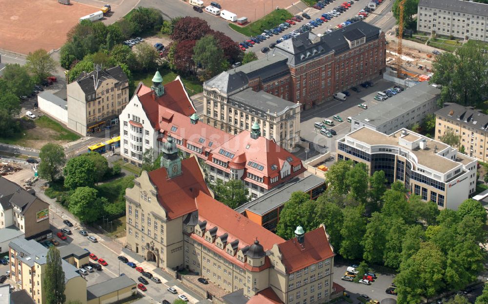 Luftbild Chemnitz - Stadtteilansicht Chemnitz-Mitte